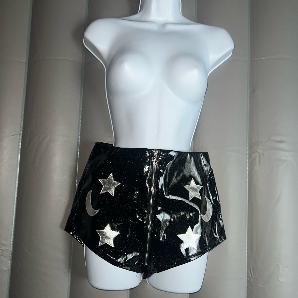 Dolls Kill / Current Mood Starring vinyl Shorts